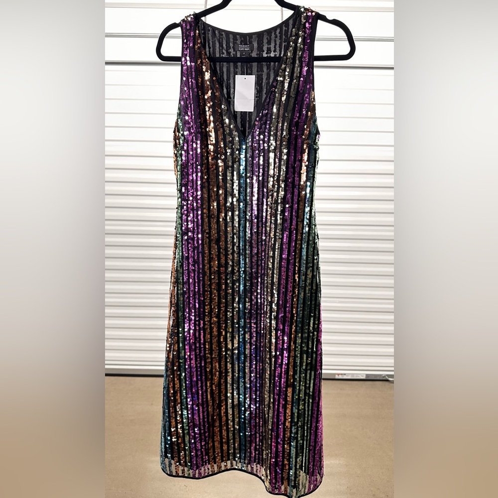 BNWT Atlantic PacificxHalogen Sequin Dress size 4 - Picture 3 of 5